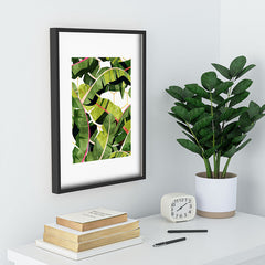 83 Oranges Banana Leaf Salad Recessed Framing Rectangle