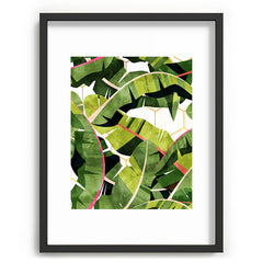 83 Oranges Banana Leaf Salad Recessed Framing Rectangle