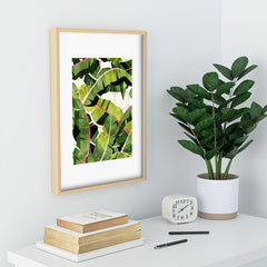 83 Oranges Banana Leaf Salad Recessed Framing Rectangle