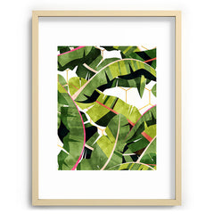 83 Oranges Banana Leaf Salad Recessed Framing Rectangle