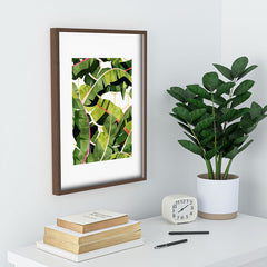 83 Oranges Banana Leaf Salad Recessed Framing Rectangle