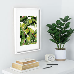 83 Oranges Banana Leaf Salad Recessed Framing Rectangle