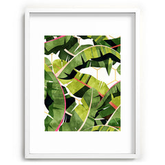 83 Oranges Banana Leaf Salad Recessed Framing Rectangle