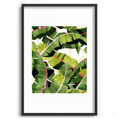 83 Oranges Banana Leaf Salad Recessed Framing Rectangle