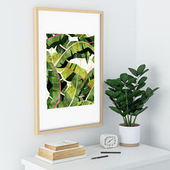 83 Oranges Banana Leaf Salad Recessed Framing Rectangle