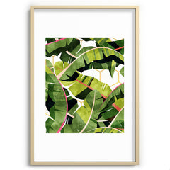 83 Oranges Banana Leaf Salad Recessed Framing Rectangle
