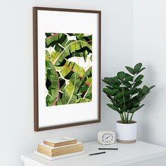 83 Oranges Banana Leaf Salad Recessed Framing Rectangle