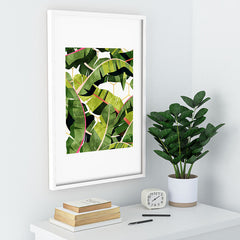 83 Oranges Banana Leaf Salad Recessed Framing Rectangle