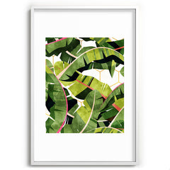 83 Oranges Banana Leaf Salad Recessed Framing Rectangle