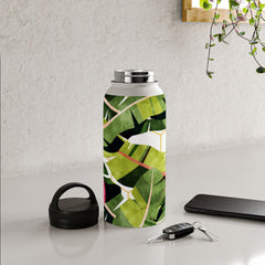 83 Oranges Banana Leaf Salad Water Bottle