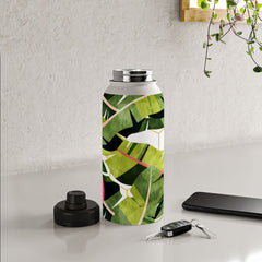 83 Oranges Banana Leaf Salad Water Bottle