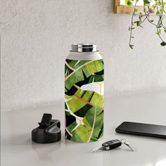 83 Oranges Banana Leaf Salad Water Bottle