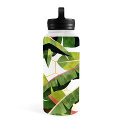 83 Oranges Banana Leaf Salad Water Bottle