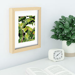 83 Oranges Banana Leaf Salad Recessed Framing Rectangle