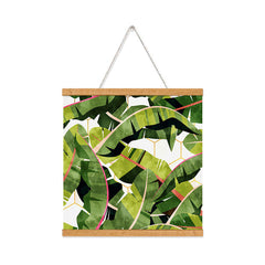 83 Oranges Banana Leaf Salad Art Print