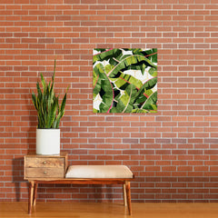 83 Oranges Banana Leaf Salad Art Print