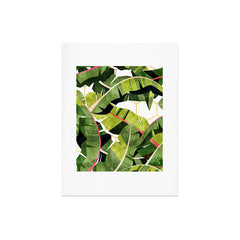 83 Oranges Banana Leaf Salad Art Print