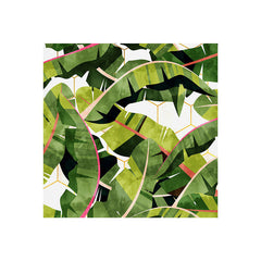 83 Oranges Banana Leaf Salad Art Print