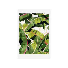 83 Oranges Banana Leaf Salad Art Print