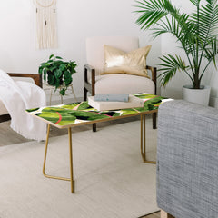 83 Oranges Banana Leaf Salad Coffee Table