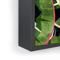 83 Oranges Banana Leaf Salad Framed Mini Art Print
