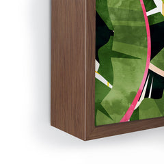 83 Oranges Banana Leaf Salad Framed Mini Art Print
