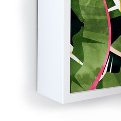 83 Oranges Banana Leaf Salad Framed Mini Art Print