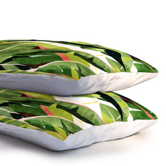 83 Oranges Banana Leaf Salad Pillow Shams