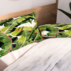 83 Oranges Banana Leaf Salad Pillow Shams