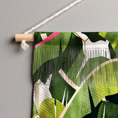 83 Oranges Banana Leaf Salad Wall Hanging Portrait