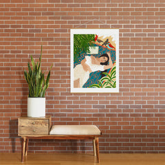 83 Oranges Beach Read Sleep Repeat Art Print