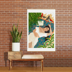 83 Oranges Beach Read Sleep Repeat Art Print