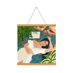 83 Oranges Beach Read Sleep Repeat Art Print