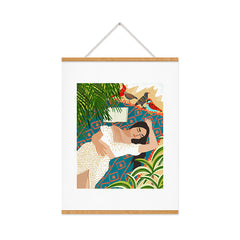 83 Oranges Beach Read Sleep Repeat Art Print