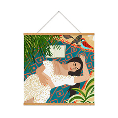 83 Oranges Beach Read Sleep Repeat Art Print