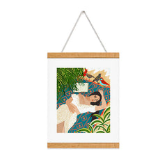 83 Oranges Beach Read Sleep Repeat Art Print