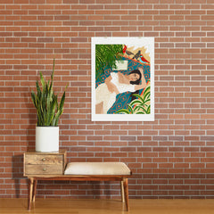 83 Oranges Beach Read Sleep Repeat Art Print