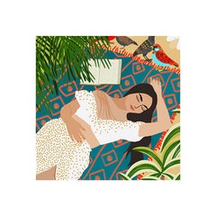 83 Oranges Beach Read Sleep Repeat Art Print