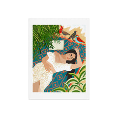 83 Oranges Beach Read Sleep Repeat Art Print