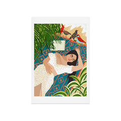 83 Oranges Beach Read Sleep Repeat Art Print