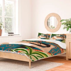 83 Oranges Beach Read Sleep Repeat Duvet Cover
