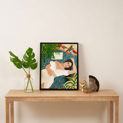 83 Oranges Beach Read Sleep Repeat Art Canvas