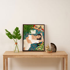 83 Oranges Beach Read Sleep Repeat Art Canvas