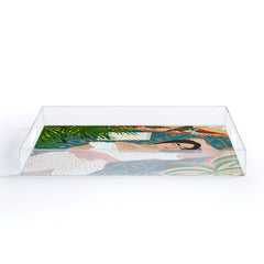 83 Oranges Beach Read Sleep Repeat Acrylic Tray