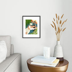83 Oranges Beach Read Sleep Repeat Metal Framed Art Print
