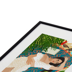 83 Oranges Beach Read Sleep Repeat Metal Framed Art Print
