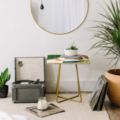 83 Oranges Beach Read Sleep Repeat Side Table