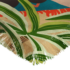 83 Oranges Beach Read Sleep Repeat Throw Blanket