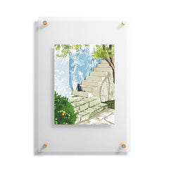83 Oranges Being a person Floating Acrylic Print