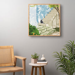 83 Oranges Being a person Framed Wall Art